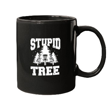Discover Stupid Tree Funny Disc Golf Mugs