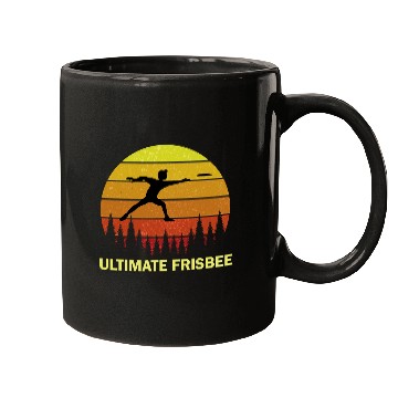 Discover Ultimate Frisbee Disc Golf Flying Players Mugs