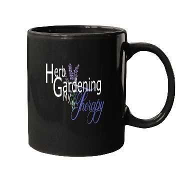 Discover Herb Gardening my Therapy Mugs