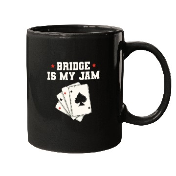 Discover Bridge is my jam Design for a Bridge Nerd Mugs