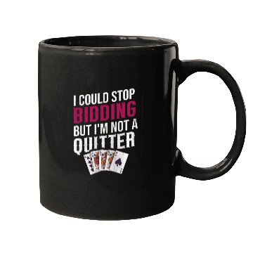 Discover Card Game Bridge Design for a Bridge Player Mugs