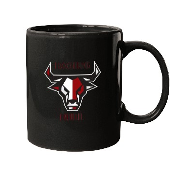 Discover Raging Bull Brave and Valiant Fearless Mugs