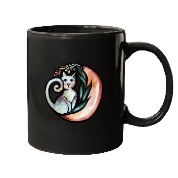 Discover Moon Nature Cat Mugs