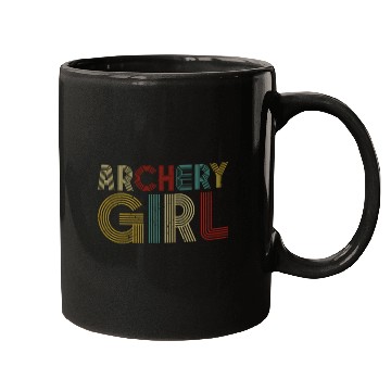Discover Archery Bow Archer Girl Retro Mugs