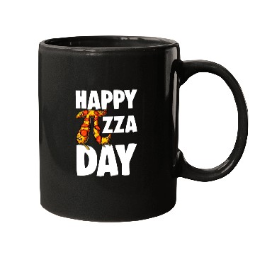 Discover pizza day white Mugs