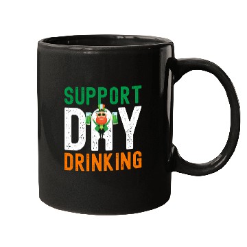 Discover Support Day Drinking St Patrick's Day Mugs