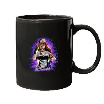 Discover Angry Psychopathic Nurse Mugs