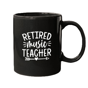 Discover Retired Music Teacher Mugs