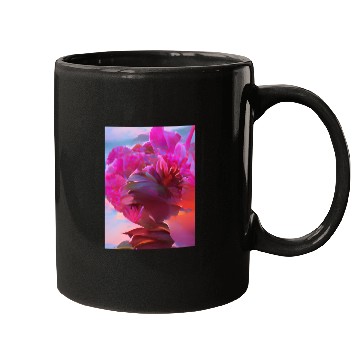 Discover Abstract Flower Mugs