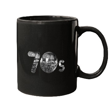 Discover 70s Silver Disco Mugs