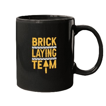 Discover Bricklaying Team Bricklayer Mason Brick Mugs