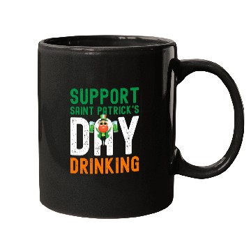 Discover Support Saint Patrick's Day Drinking Mugs