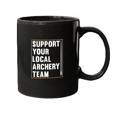 Discover Archery Archer Bowman Mugs