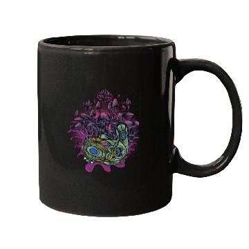 Discover Fish Cyborg Dark Art Mugs