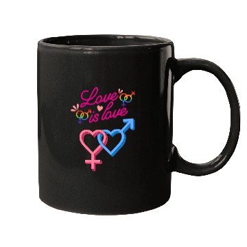 Discover Love is Love Mugs