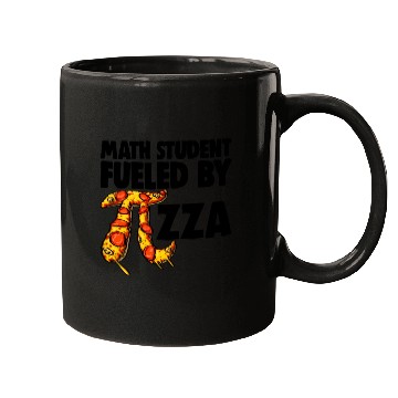 Discover Math Student Fueled By Pizza Mugs
