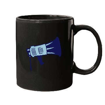 Discover demonstration propaganda megaphone icon Mugs