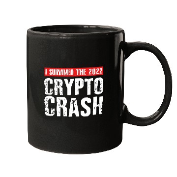 Discover I SURVIVED THE 2022 CRYPTO CRASH RETRO Mugs