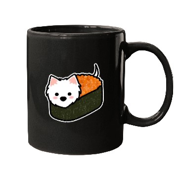 Discover Westie Ebiko Sushi Mugs
