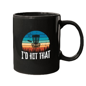 Discover I'd Hit that Funny Disc Golf Sunset Gift Mugs