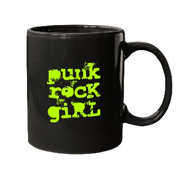 Discover Punk Rock Girl Mugs