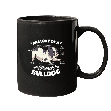 Discover The Anatomy Of A French Bulldog Dog Lover Mugs