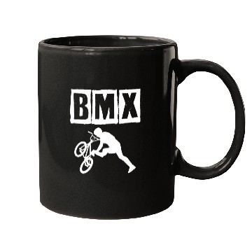 Discover bmx race bike cyclist rider trick Mugs
