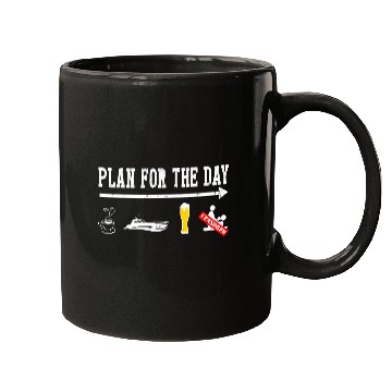 Discover Plan For A Day Drinking Coffee Boating Boat Lover Mugs