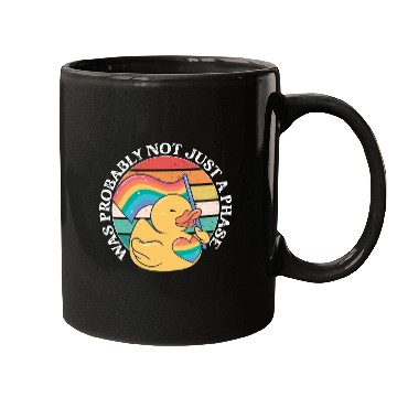Discover LGBTQ Duck Was Probably Not Just A Phase Pride Mugs