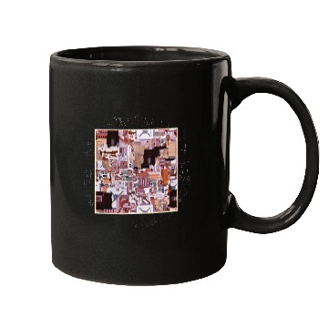 Discover Brown Stylized Motherboard Mugs