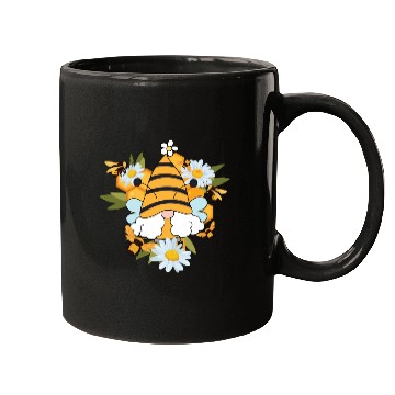 Discover Gnome Daisy Gardening Bee Gnomes Mugs