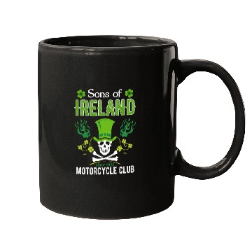 Discover Ireland Motorcycle Club Irish Biker Mugs