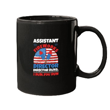 Discover America American Fireworks Director 4th Of July Mugs