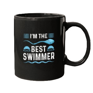 Discover Swim Dad Fathers Day Swimmer Mugs