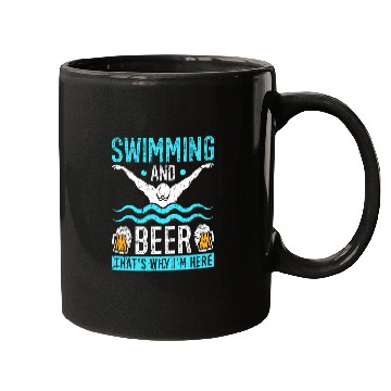 Discover Swimming Beer Men Swim Team Mugs