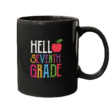 Discover Hello Seventh Grade Back To School Mugs