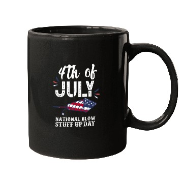 Discover July 4th National Fireworks Day Mugs