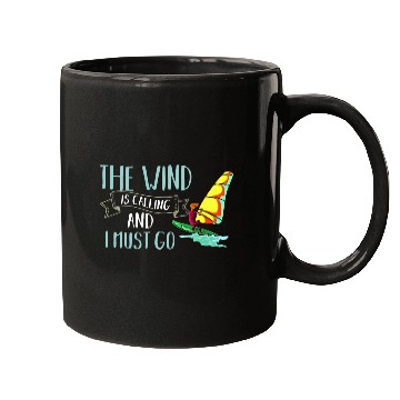 Discover Windsurfing Board Sail Paddle Windsurfer Mugs