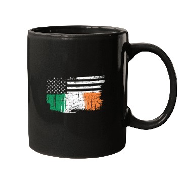Discover American ireland flag Mugs