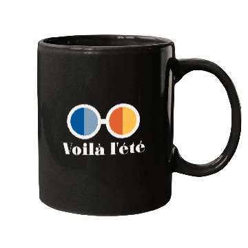 Discover Voila l'ete - Here comes the summer (white) Mugs