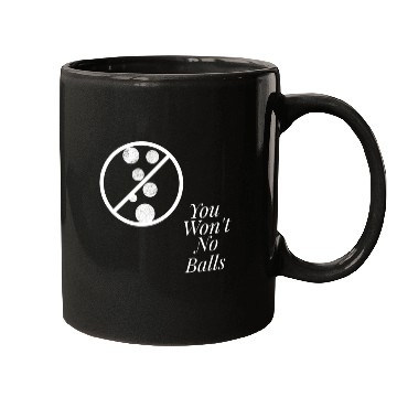 Discover No Balls (White) Mugs
