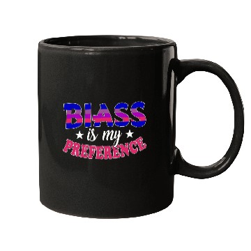 Discover Biass Is My Preference LGBTQ Bisexual Pride Flag Mugs