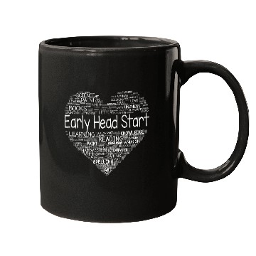 Discover Team Early Head Start Heart Back To School Funny Mugs