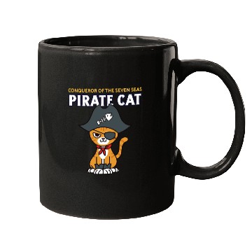 Discover Pirate Cat Mugs
