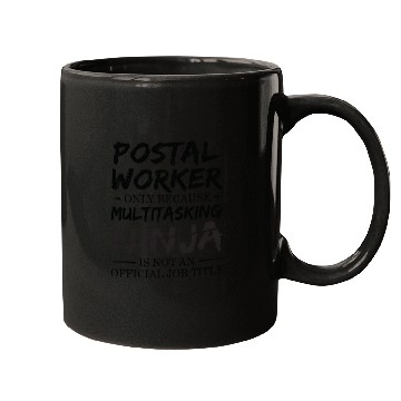 Discover Ninja Postal Worker Mugs
