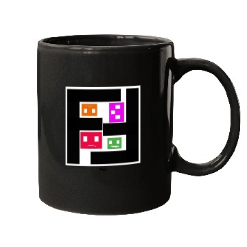 Discover Geometric Cubes In Game - multi-sided cubes Mugs