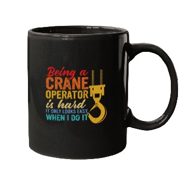 Discover Crane Operator Driver Accessories Mugs
