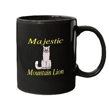 Discover Majestic Mountain Lion DK Mugs