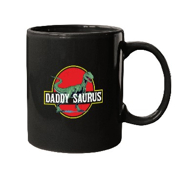 Discover Daddysaurus Papasaurus Mugs