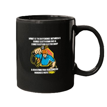 Discover Electrician Electrical Engineer Lineman Mugs